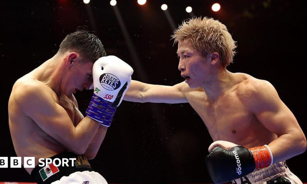 Naoya Inoue lands a right jab