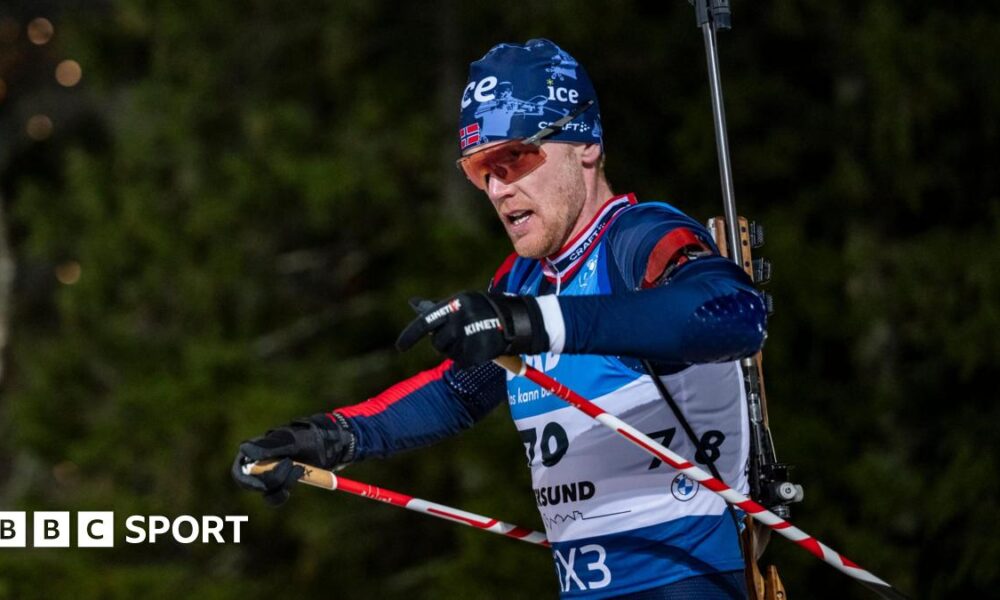 Sivert Guttorm Bakken competing