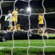 Jose Sa lies on his back after conceding