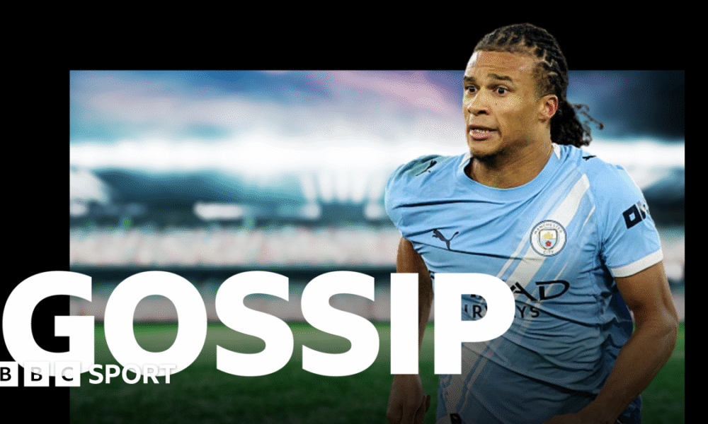 Nathan Ake with BBC Sport gossip text