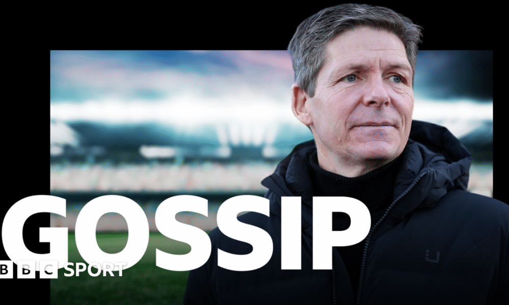 Oliver Glasner on a BBC Sport gossip template