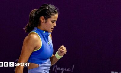 British tennis player Emma Raducanu