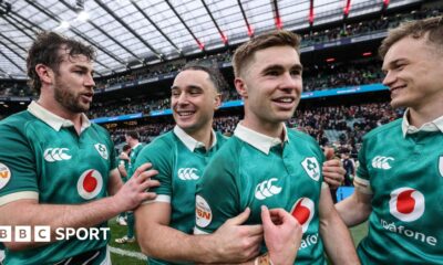 Caelan Doris, James Lowe, Jack Crowley and Josh van der Flier