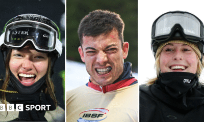 A split picture of Zoe Atkin, Matt Weston and Mia Brookes