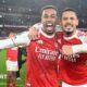 Arsenal's William Saliba and Gabriel