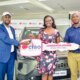Musanabera Formally Receives New Toyota Corolla Cross Hybrid After Historic Gap-in-One at Entebbe Membership