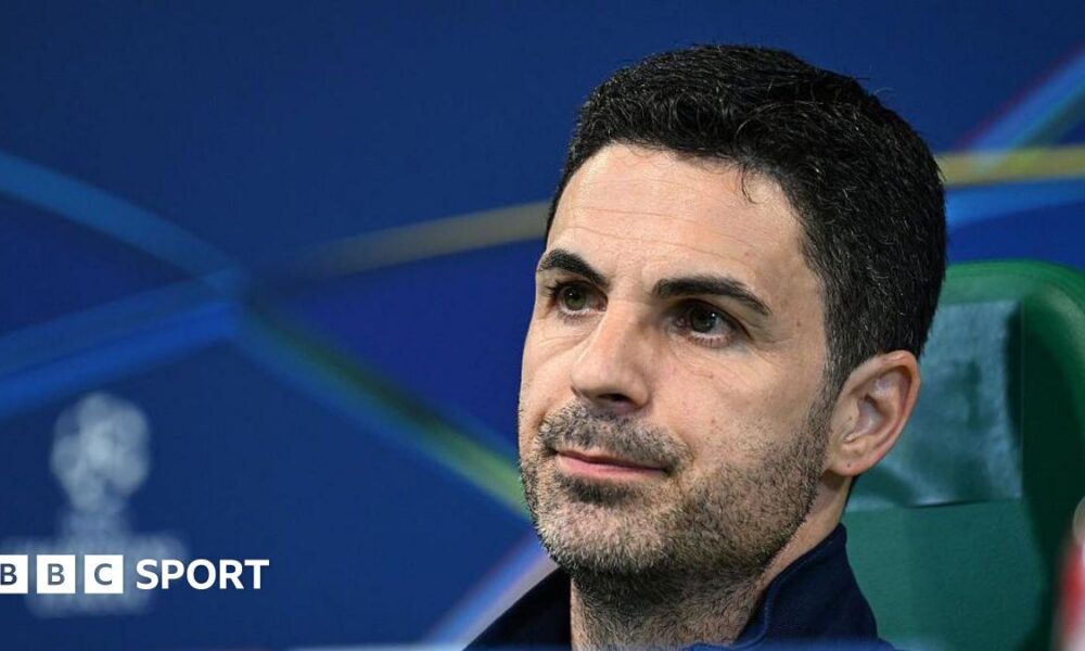 Arsenal boss Mikel Arteta in a press conference