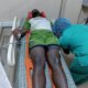 Basangwa rushed to hospital in a Toyota Land Cruiser as Specific and NEC hearth blanks