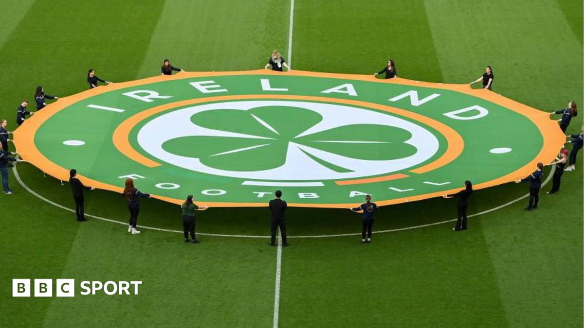 Republic of Ireland crest at Aviva Stadium