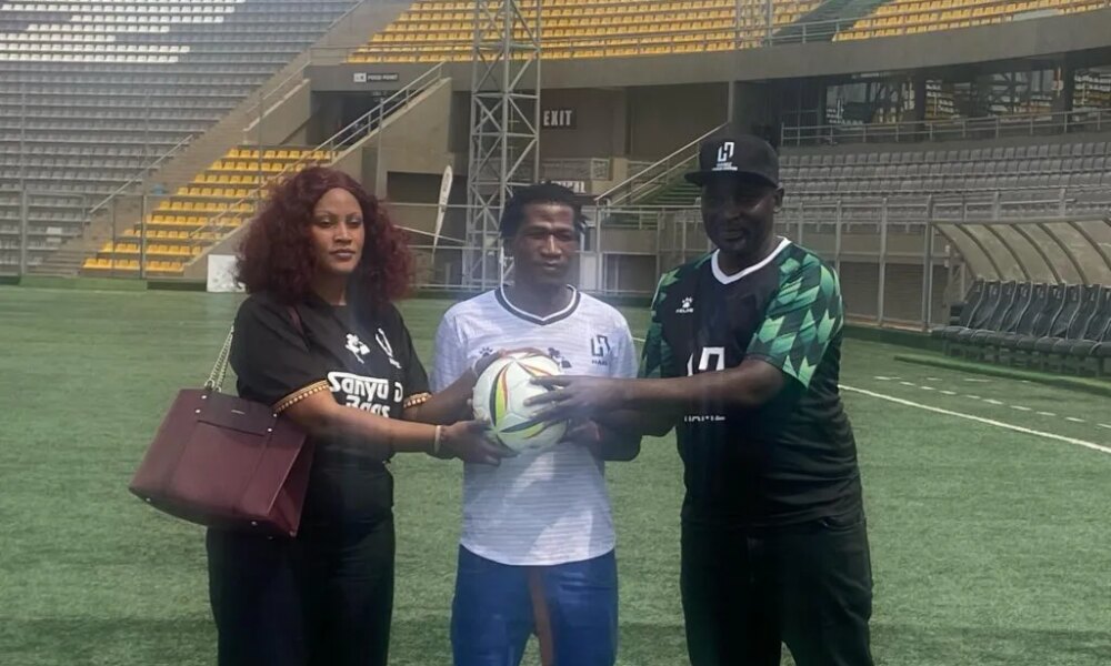Sanyu D Luggage goal silverware at 2026 Hamz Cup