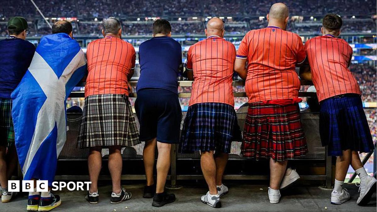 Scotland fans at Boston Stadium
