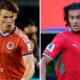Scotland's Scott McTominay and Morocco's Ayyoub Bouaddi