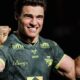 Brodie Croft pictured celebrating a try earlier in the 2026 season