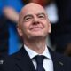 Gianni Infantino watches on during the 2026 World Cup