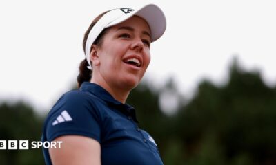 English golfer Georgia Hall during the 2026 Women's Open pro-am event