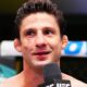 Allan Nascimento speaks during an interview after a UFC win in November 2025