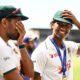 Hasan Mahmud smiles after Bangladesh's first Test win in Australia