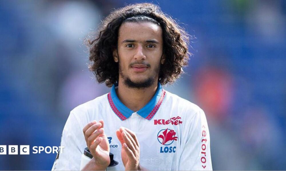 Lille midfielder Ayyoub Bouaddi
