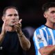 Frank Lampard, manager of Coventry City, acknowledges the fans after their defeat by Arsenal