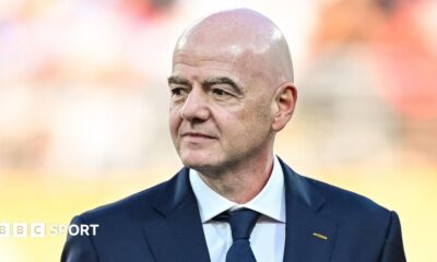 Fifa president Gianni Infantino looks on after the 2026 World Cup final