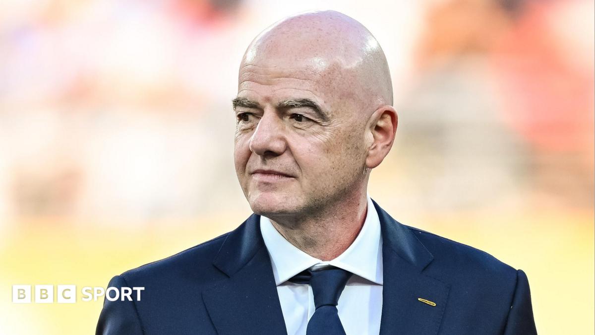 Fifa president Gianni Infantino looks on after the 2026 World Cup final