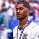 Manchester United and England forward Marcus Rashford after the third-place game against France at the World Cup