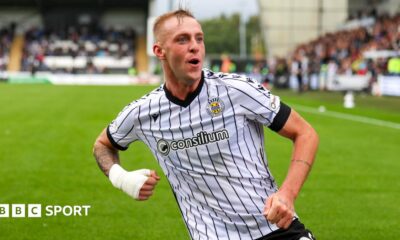 St Mirren's Killian Phillips celebrates
