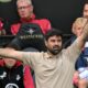 Vitor Matos signals on the touchline during Swansea's friendly against Leganes