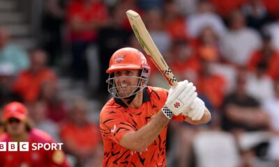 Mitchell Marsh batting for Sunrisers Leeds