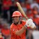 Mitchell Marsh batting for Sunrisers Leeds