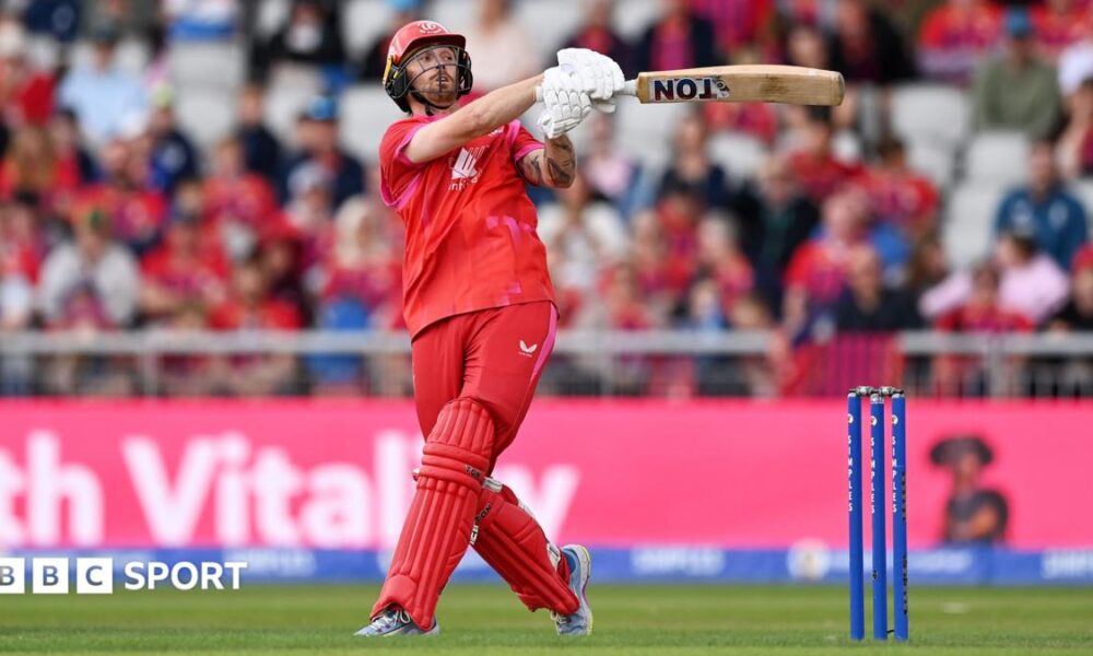 Phil Salt batting for Welsh Fire