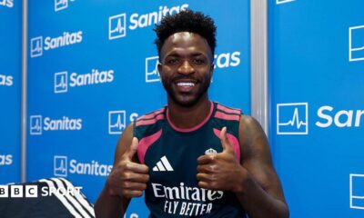 Vinicius Junior returned to Real Madrid on Monday to undergo his pre-season medical following Brazil's World Cup campaign