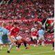 Erling Haaland scores for Man City