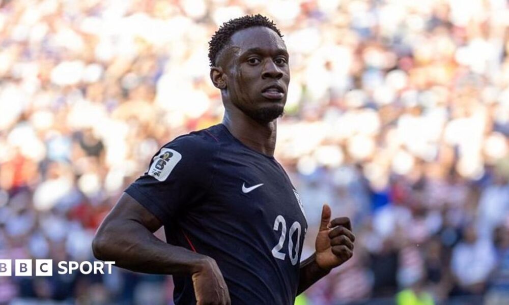 Folarin Balogun playing for the United States