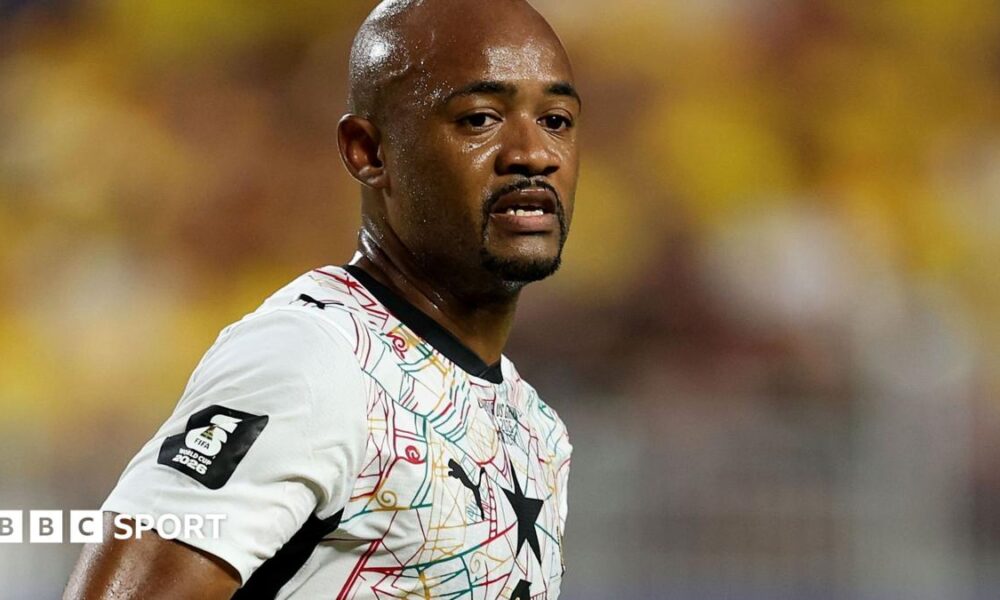 Jordan Ayew in action for Ghana during the 2026 World Cup