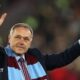 Ludek Miklosko wearing a West Ham scarf and waving