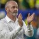 Steve Clarke and his players applaud Scotland's fans